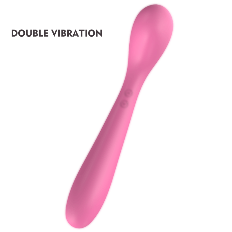 Quality Assurance two heads silicone vibrator with great price (1)